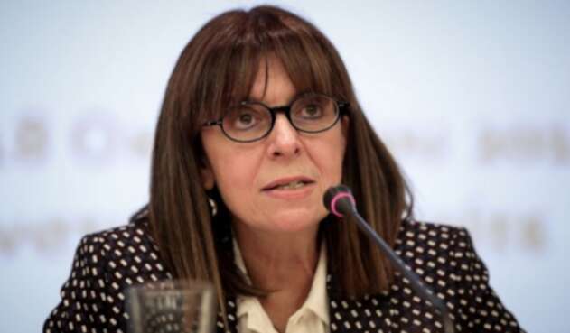 Ekaterini Sakellaropoulou, presidenta de Grecia