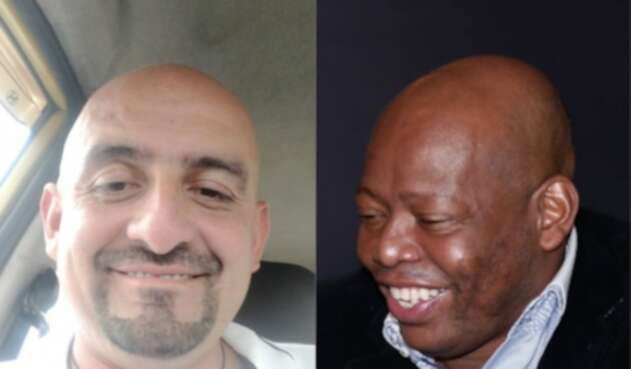 Freddy Contreras y Faustino Asprilla Freddy Contreras y Faustino Asprilla