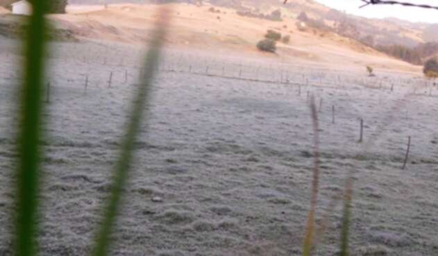 Heladas en Cundinamarca.
