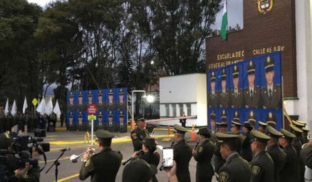 Homenaje atentado en escuela General Santander
