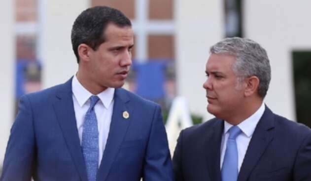 Juan Guaidó e Iván Duque Juan Guaidó e Iván Duque
