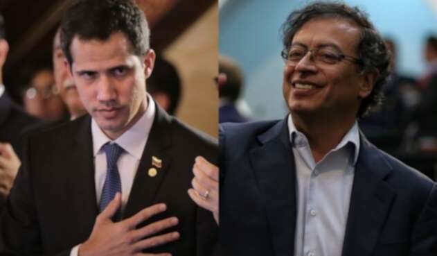 Juan Guaidó y Gustavo Petro Juan Guaidó y Gustavo Petro