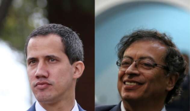 Juan Guaidó y Gustavo Petro Juan Guaidó y Gustavo Petro