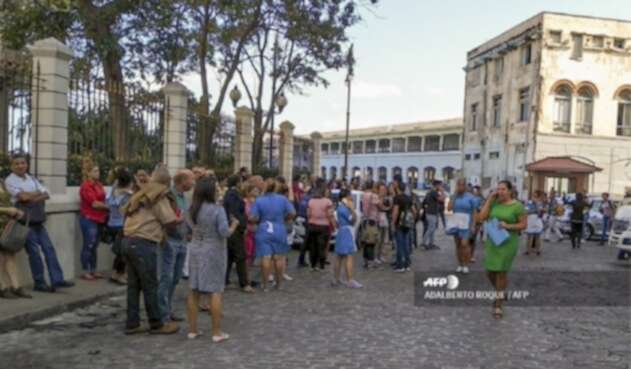 La Habana, durante el sismo La Habana, durante el sismo