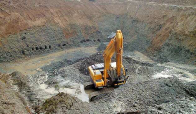 Minería a cielo abierto.