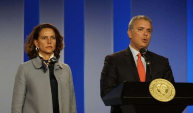 Nancy Patricia Gutiérrez e Iván Duque Nancy Patricia Gutiérrez e Iván Duque
