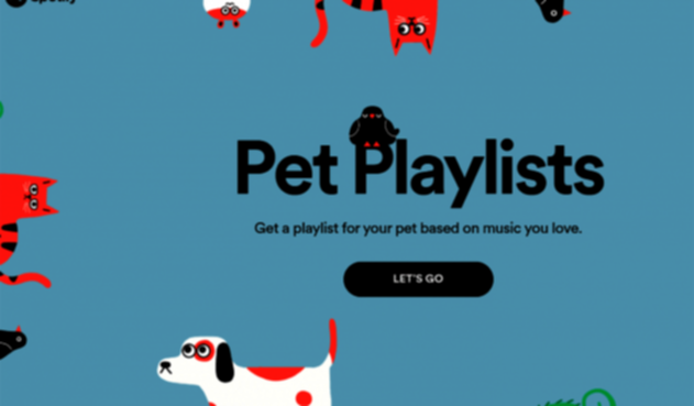 Spotify ahora ofrece playlist para mascotas