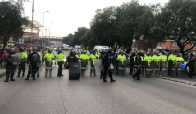 Bloqueos en la Avenida Suba