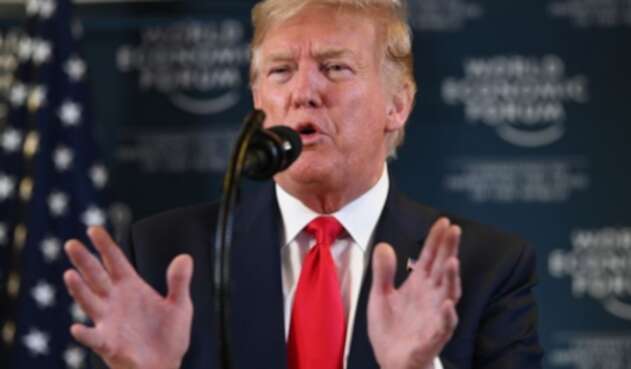 Donald Trump en Foro Económico Mundial en Davos