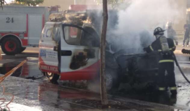 Incendio Ambulancia