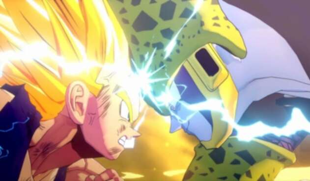 Gohan enfrenta a Cell en Dragon Ball Kakarot