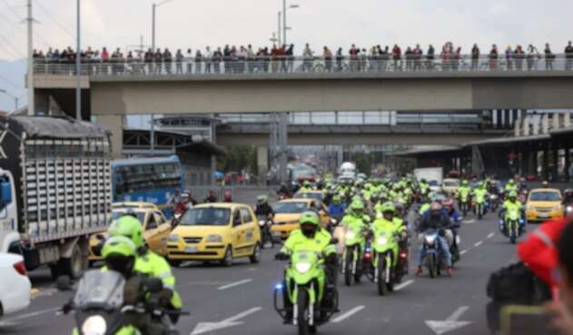 Enfrentamientos en la avenida de las Américas