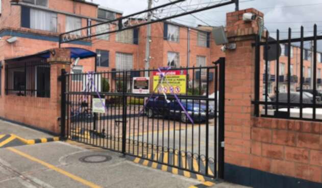 Conjunto donde vivían los niños fallecidos