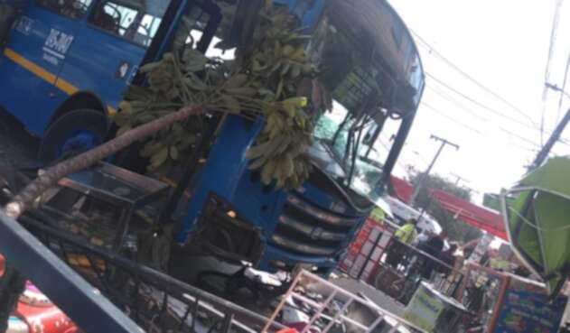Accidente bus Sitp