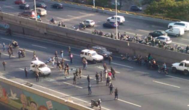 Tiroteo en Caracas