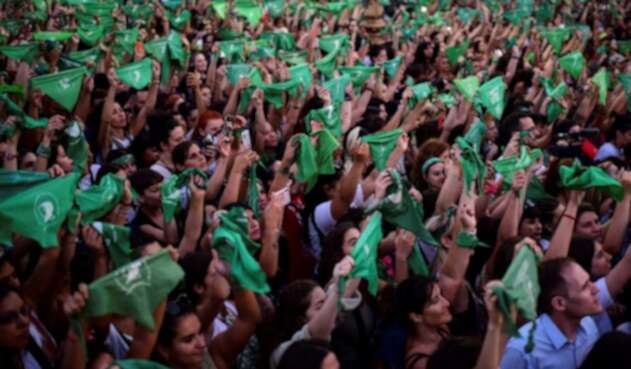 Manifestaciones pro aborto en Argentina