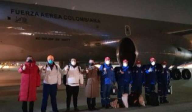 Avión de la FAC que repatriará a colombianos de Wuhan