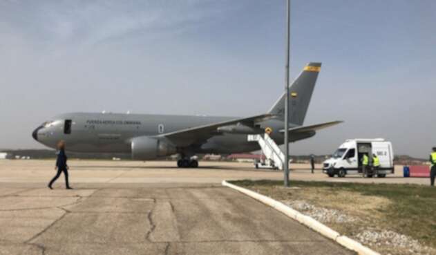 Avión fuerza Aérea que traerá a colombianos de Wuhan