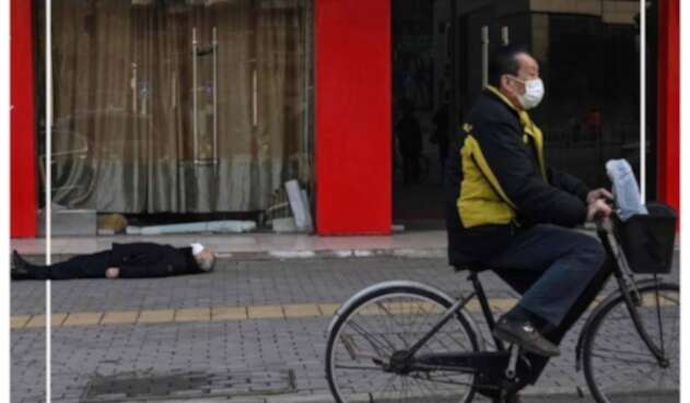 Hombre muerto en Wuhan Hombre muerto en Wuhan