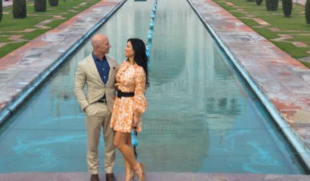 Jeff Bezos y Lauren Sánchez