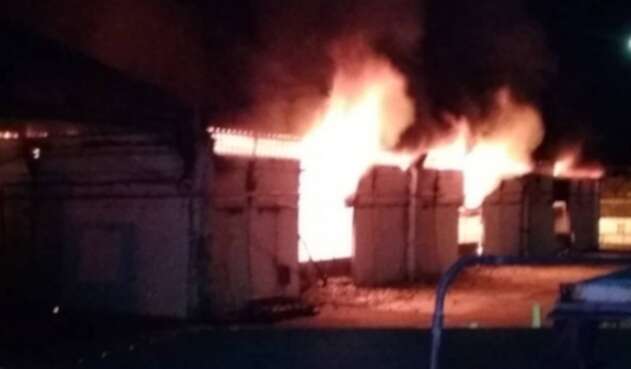 Incendio de almacén de CANTV