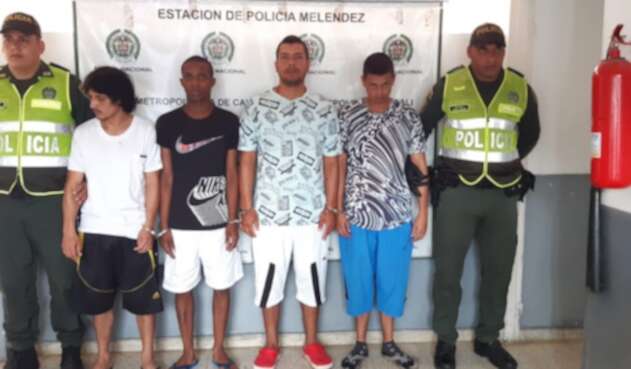 Capturados por homicidio en Cali Capturados por homicidio en Cali