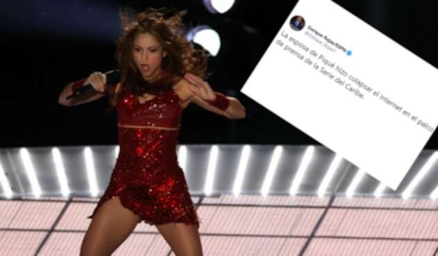 Periodista de ESPN quiso menospreciar a Shakira.
