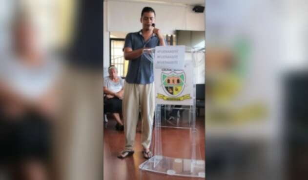Concejal en pijama en Remedios, Antioquia