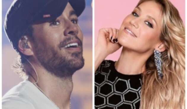 Enrique Iglesias y Anna Kournikova