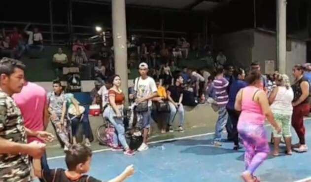 Familias venezolanas en Puerto Santander