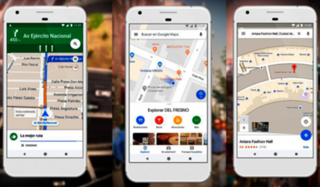 Google Maps ofrece varios servicios a sus usuarios Google Maps ofrece varios servicios a sus usuarios