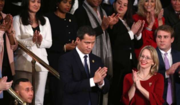 Juan Guaidó en el discurso de la Unión de Donald Trump