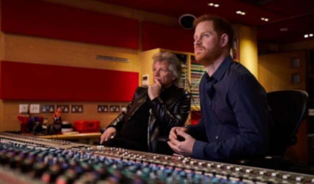 Príncipe Harry y Jon Bon Jovi