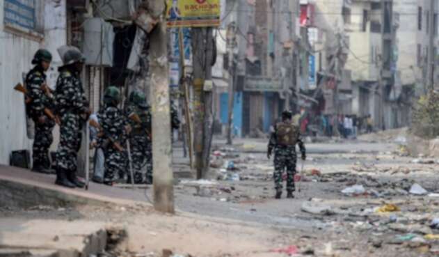 Disturbios en la India