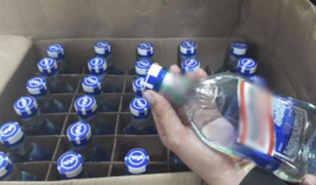 Licor contrabando Yotoco
