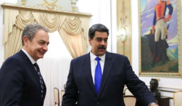 Maduro alabó la disposición de Rodríguez Zapatero de ayudar en la crisis política venezolana