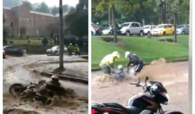 Motociclista fue arrastrado en Bogotá