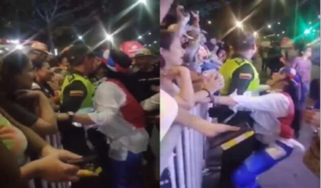 Policía fue manoseado en un carnaval