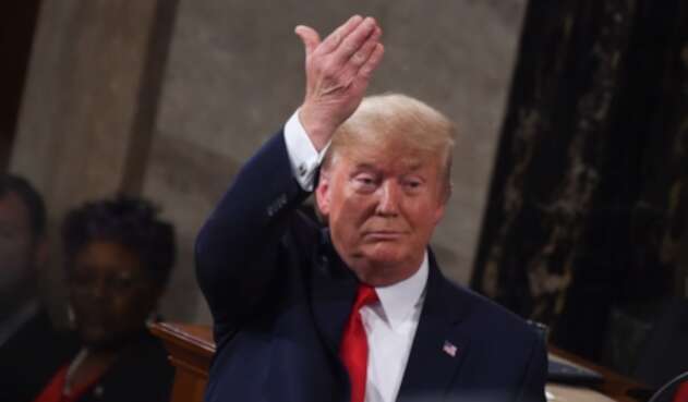 Presidente Donald Trump en el discurso del estado de la Unión Presidente Donald Trump en el discurso del estado de la Unión
