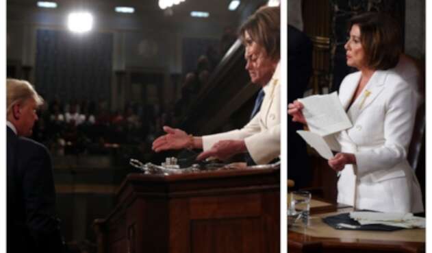 Donald Trump y Nancy Pelosi