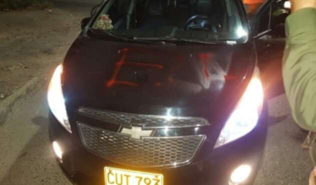 Vehículo marcado por el Eln en Cúcuta