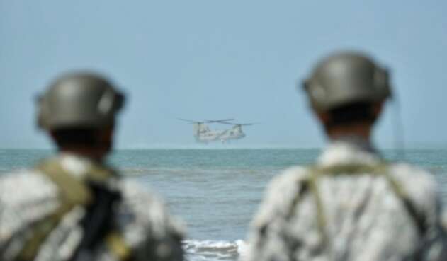 Las actividades se vienen adelantando cerca al Batallón militar ubicado en Manzanillo del Mar.
