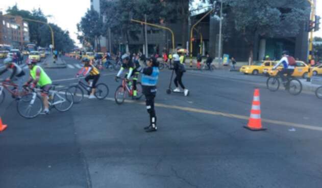 Día sin carro y sin moto en Bogotá