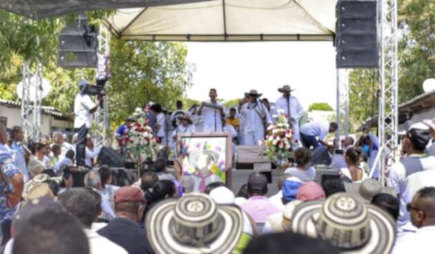 El juglar de los Gaiteros de San Jacinto fue sepultado en su natal Soplaviento.