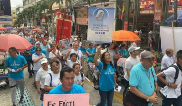 Marcha en contra del aborto