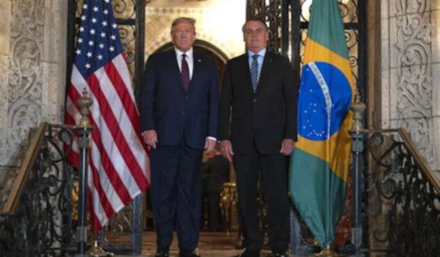 Jair Bolsonaro realiza una visita diplomática a Donad Trump