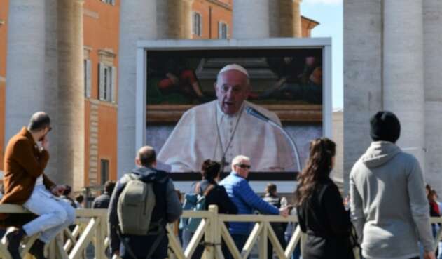 Oración del Papa Francisco vía streamnig Oración del Papa Francisco vía streamnig