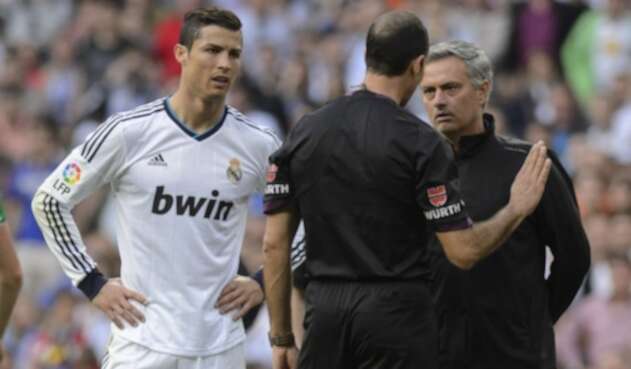 Mourinho y Cristiano Ronaldo en Real Madrid