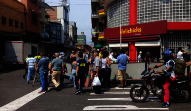 Varias personas incumplen confinamiento en Bucaramanga.