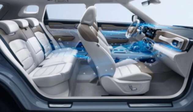 Interior de la camioneta icon de Geely